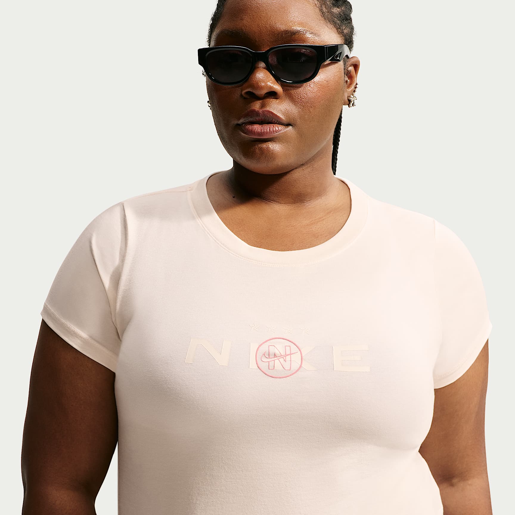 Nike Sportswear Chill Knit Women's Slim Cropped T-Shirt (Plus Size